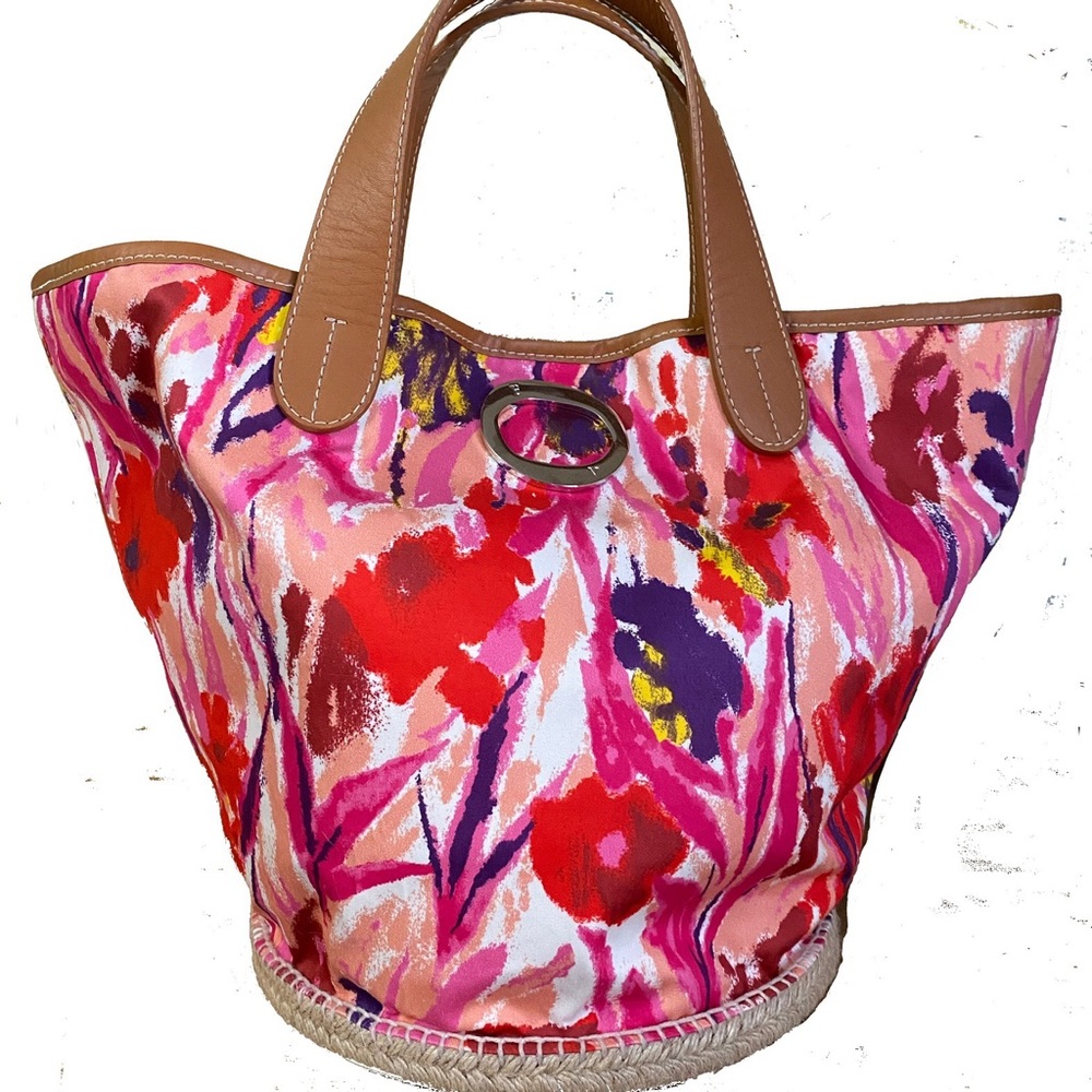 Frances Valentine Frida Floral Bucket Tote